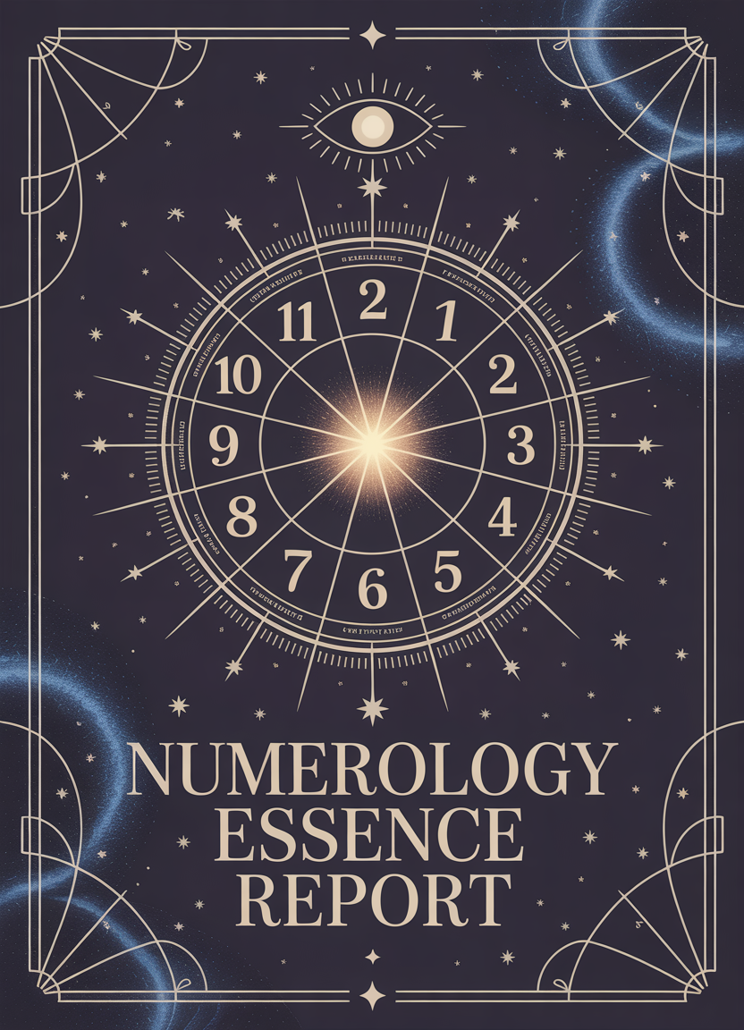 Numerology Report Cover